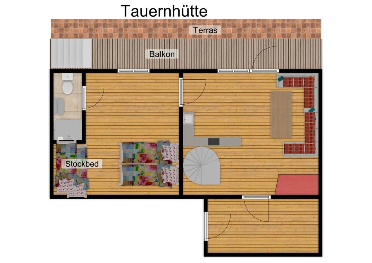 Tauernhuette Villa Piesendorf Eksteriør bilde